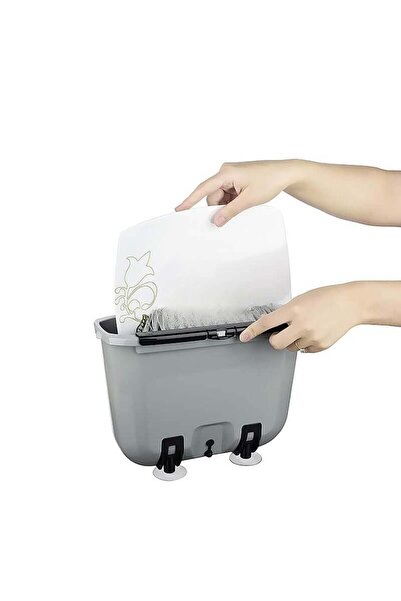 Evvano فرشاة غسيل الأطباق العملية الموفرة للمياه مع كوب الشفط