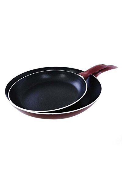 Generic Royalford 2Pcs Non-Stick Fry Pan Set 2.5Mm Thickness Press Aluminium Material Cd Bottom Strong Bake