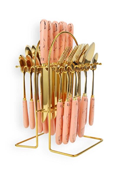 Generic SUNHOME 24-Piece Stainless Steel Cutlery Set Kitchen Utensil Set West...