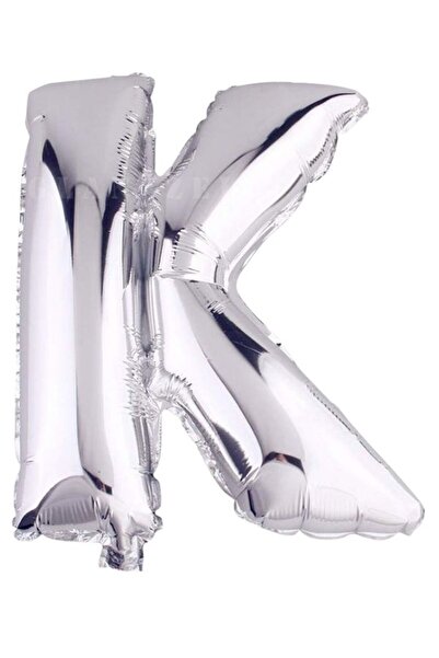 PartiCompany بالون فضي على شكل حرف