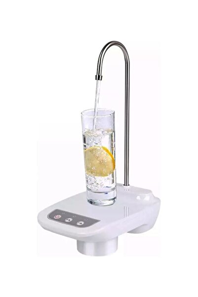 Generic مضخة مياه شرب كهربائية قابلة لإعادة الشحن من توشيونيكس، أبيض/أسود، 7.4×5.31×3.34 بوصة