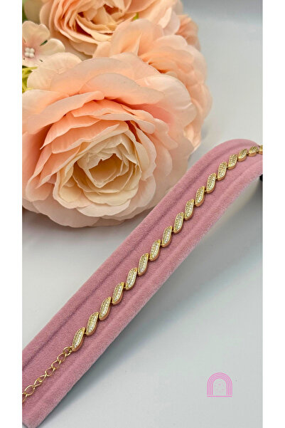 Moond Accessories Xuping Taşlı Gold Bileklik