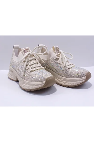 Guja 25K303 Pantofi de tricotaj cu pietre