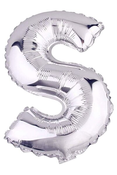 PartiCompany بالون فضي على شكل حرف