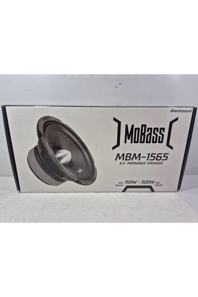 MOBASS 16cm Midrange – MBM-1565 300w 150RMS Midrange - Kurşun Göbek Pro Midrange