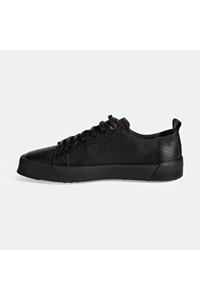 Desa Men's Black Lace-Up Leather Casual Shoes