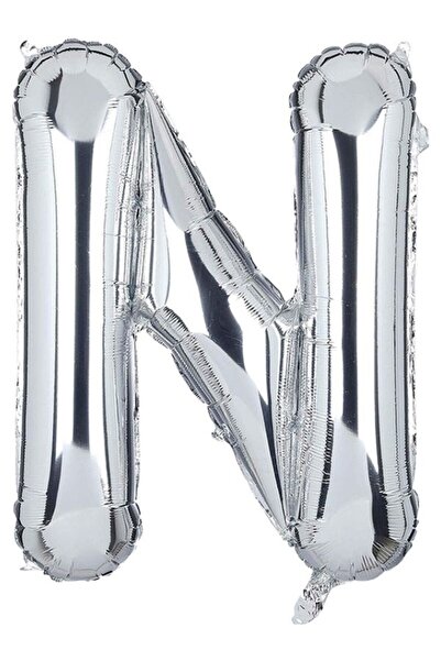 PartiCompany بالون فضي على شكل حرف