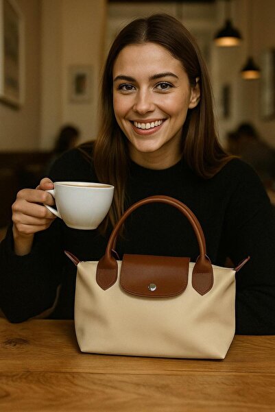 LADİN BAGİTTA Tiger Small Omuz Çantası Bej