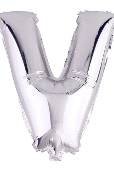PartiCompany بالون فضي على شكل حرف