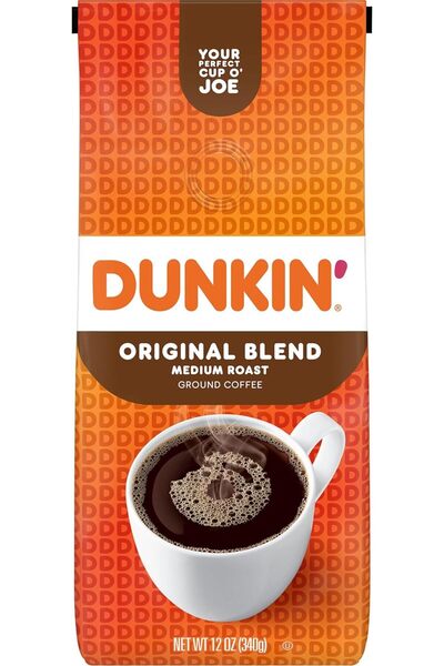 Dunkin دانكن قهوة مطحونة متوسطة التحميص دونتس، 340gr