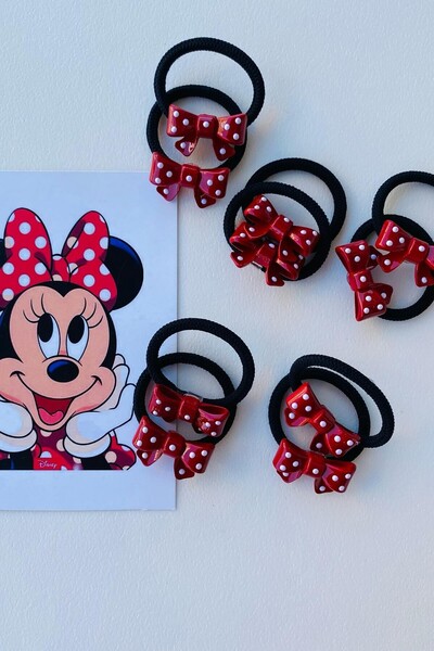 Lynare Mickey Bow 2-Piece Elastic Buckle School Buckle Lacing Buckle
