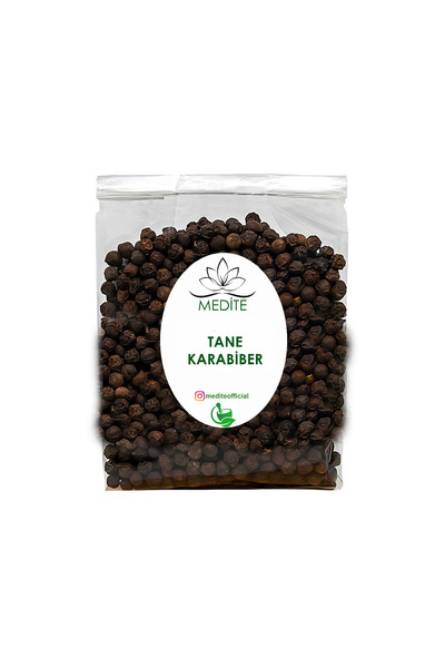 Medite Organik حبوب الفلفل الأسود حصاد جديد 30 جرام