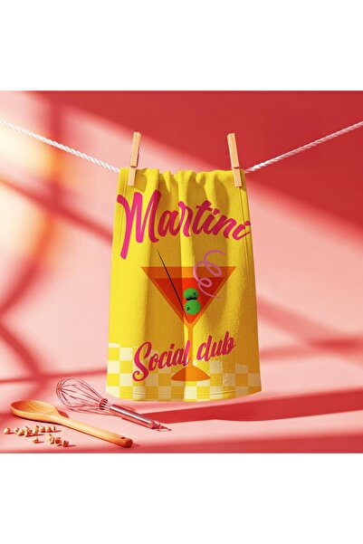 TOWEL&MAISON Martini Social Club Mutfak Havlusu 30x50 cm