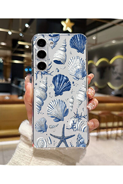 enfein Balporsuku Samsung Galaxy S21 İle Uyumlu OMeN02 Desenli Şeffaf Telefon...