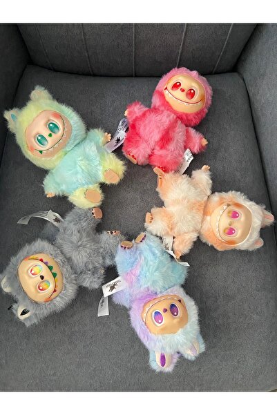 ZRN AKSESUAR Labubu Red Color Plush Toy Keychain/Bag Charm/Toy