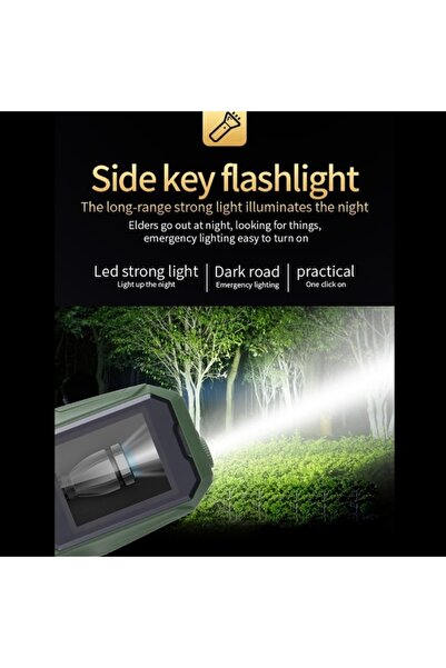 FOXMAG24 Military Rugged Phone, Dual Sim, 13000 Mah Battery, Color Display, Flashlight, Shock Resistant