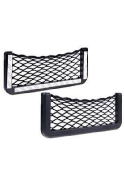 İB GLOBAL Araç İçi Telefon Tutucu File 2'li 15x8 cm