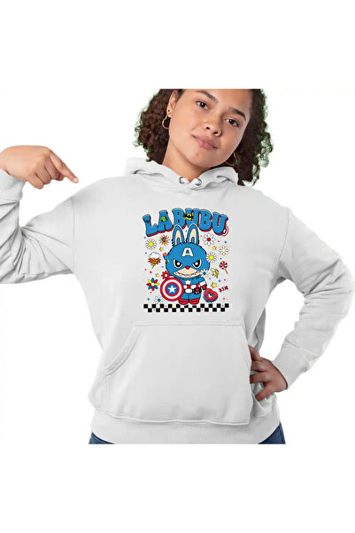 OEM Women's Labubu Captain America Hoodie