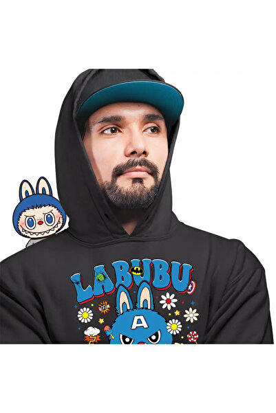 OEM Men's Labubu Captain America Hoodie
