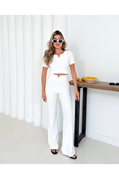 alluria Ottoman Tooling with V Accessories White S255850