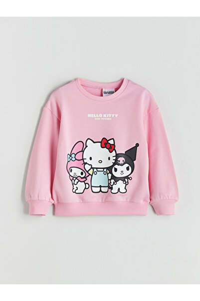 LC Waikiki Sparkling Choices from Shining Store |   Crew Neck Kuromi Printed Girls' Sweatshirt