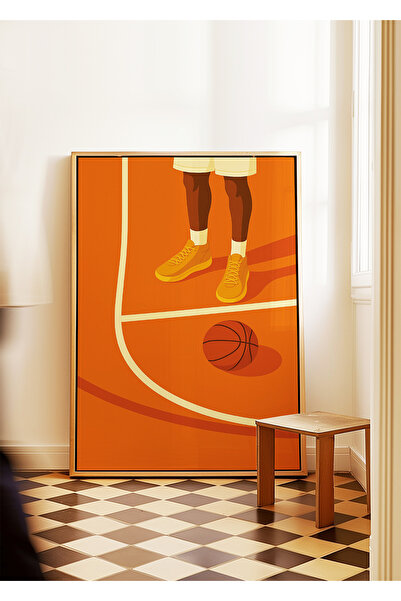 ARTHOUSECOLLECTIVE Poster de baschet - 3 - Imagine minimă de jucător de basch...