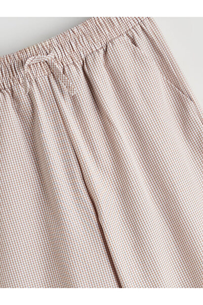 LC Waikiki Sparkling Choices from Shining Store |   Plaid Girls' Pants with Elastic Waist