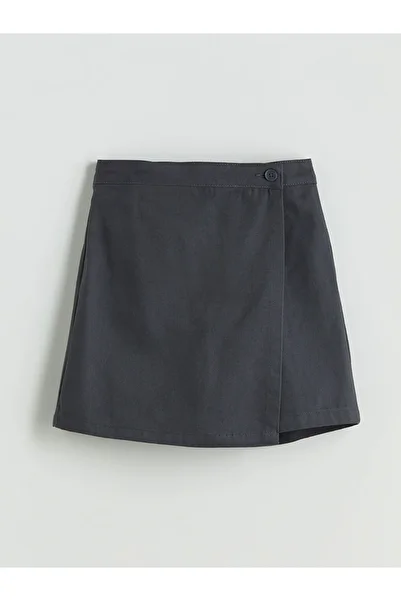 LC Waikiki Sparkling Selections from Shining Store |   Basic Gabardine Girl's Shorts Skirt