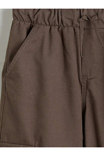 LC Waikiki Sparkling Choices from Shining Store |   Girls' Cargo Pants with Elastic Waist