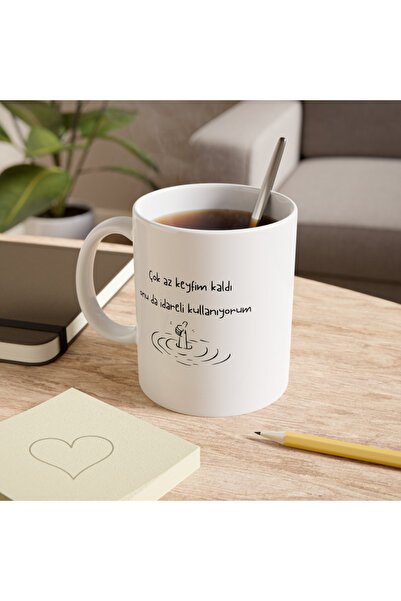 IVART Not Much Fun Left I Admin It Too Printed Porcelain Mug-Gift-Standard Mug