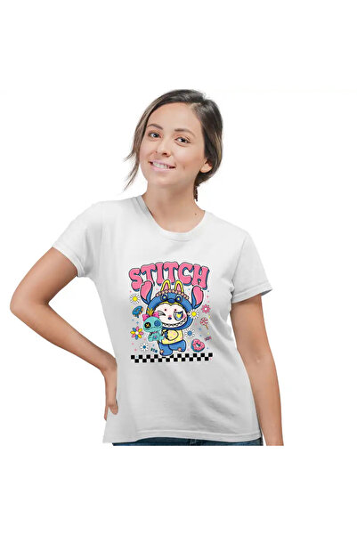 OEM Tricou Femei Labubu Stich