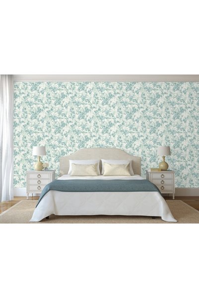 Adawall Tropicano Çiçek Desenli Trend Duvar Kağıdı 9914-3, Yeşil | Ce, Iso 90...