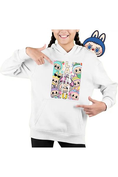 OEM Labubu Cool Party Kids Girls Sweatshirt