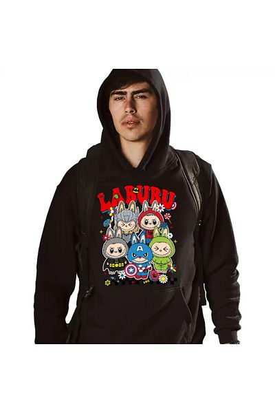 OEM Men's Sweatshirt Labubu Superheroes