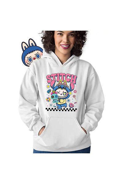 OEM Women's Sweatshirt Labubu Stich