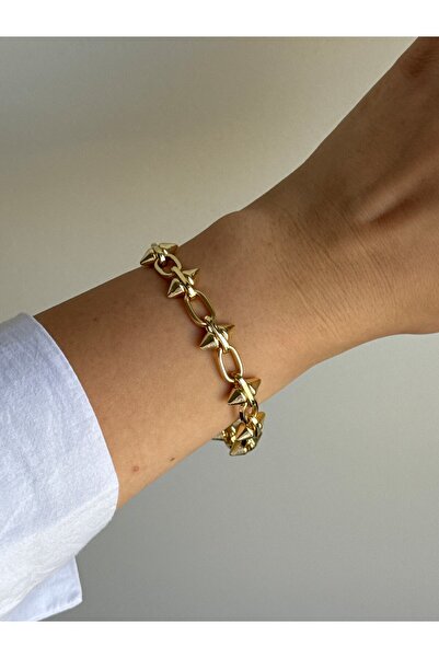 Owentis سوار Lureya الأنيق من Gold TiffCo - لا يسبب التسود -