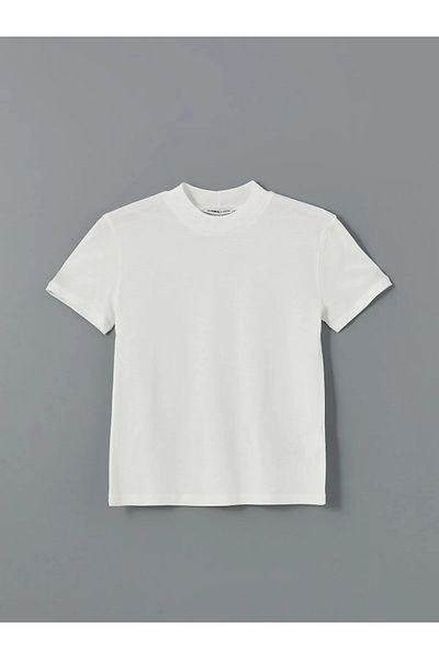 LC Waikiki Women's Stand Collar T-Shirt