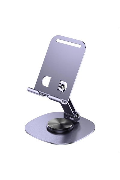 FitPlus K72 Metal 360 Döner Katlanır Masaüstü Telefon ve Tablet Standı