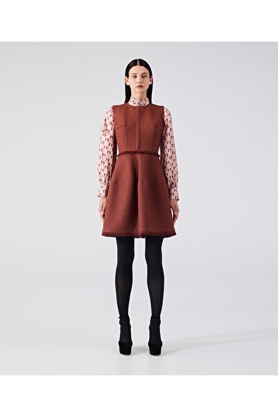 Machka Püskül şeritli elbise