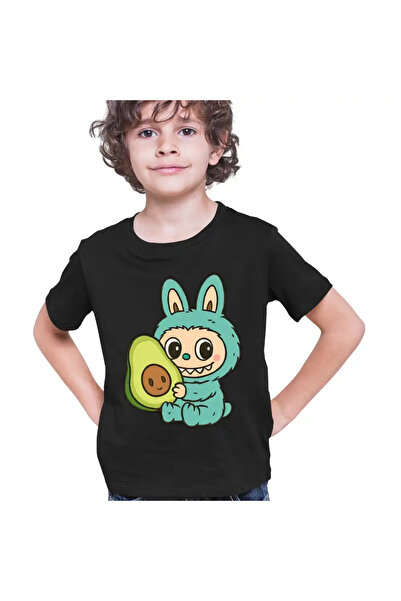 OEM Tricou Copii Baieti Labubu Avocado