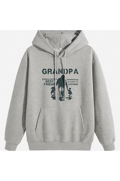 CLASSY.MODA “Trend Oversize Hooded Sweatshirt - Comfortable 3 Thread Fabric, Colorful Printed Unisex”