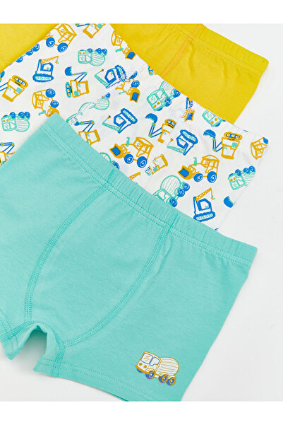 LC Waikiki Printed Boy's Boxer Set of 3