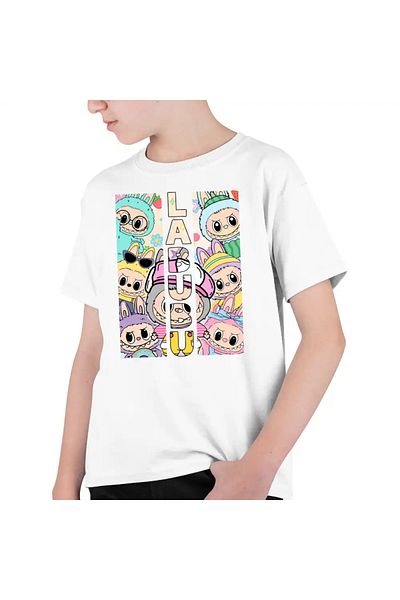 OEM Labubu Cool Party Kids Boys T-Shirt