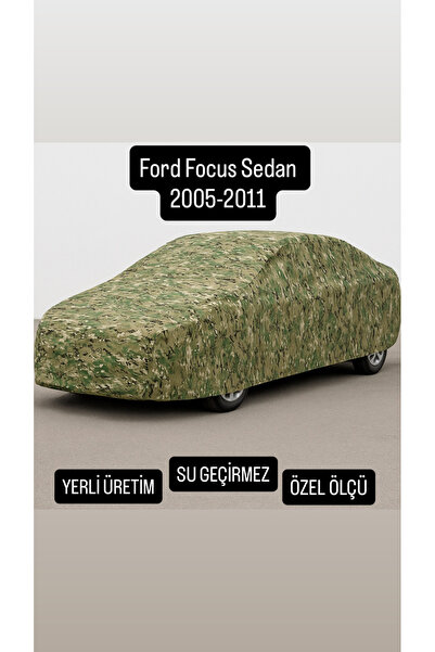 içel çadır فورد فوكس سيدان 2005-2011 مقاس مخصص مصنوع خصيصًا بنمط مموه مفرش سي...