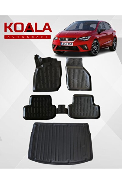 KoalaOtoTekstil Seat İbiza (2022-sonrası) Ile Uyumlu-Araca Özel Paspas Ve Bag...