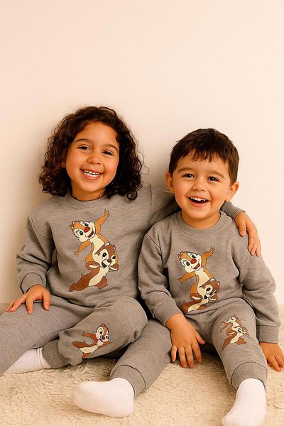 Argün kidss Unisex Squirrel Bottom Top Suit