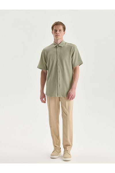 LC Waikiki New Season Regular Fit Short Sleeve Men's Shirt - S56042Z8