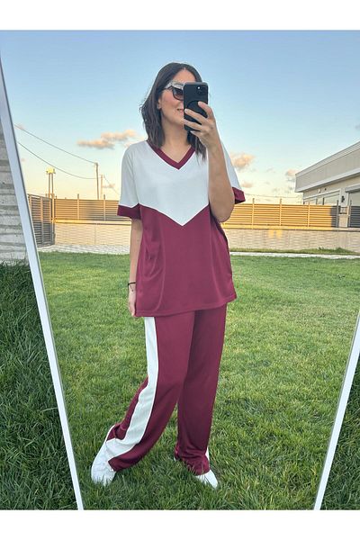 charamela Plus Size Blouse-Pants Two Piece Set-Bgt48