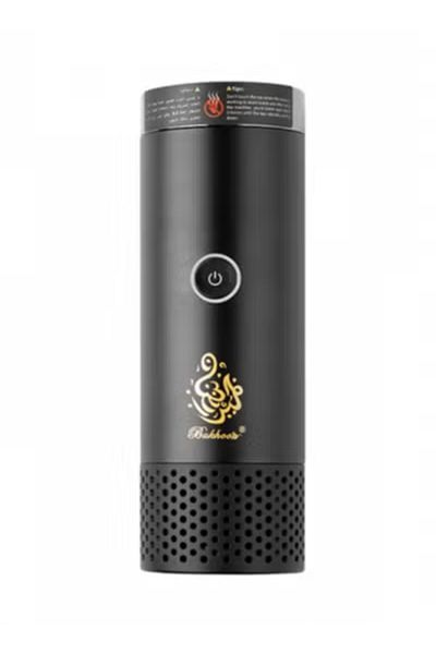 BAKHOOR Portable Electronic Incense Burner with USB Port - Black