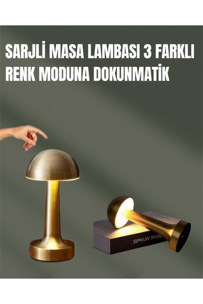 Najmaddin Kargo %100 Kademeli Ayarlanabilir Işık – USB Şarjlı Masa Lambası